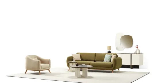 Product img 2, Relax Ahşap Ayaklı Koltuk Takımı